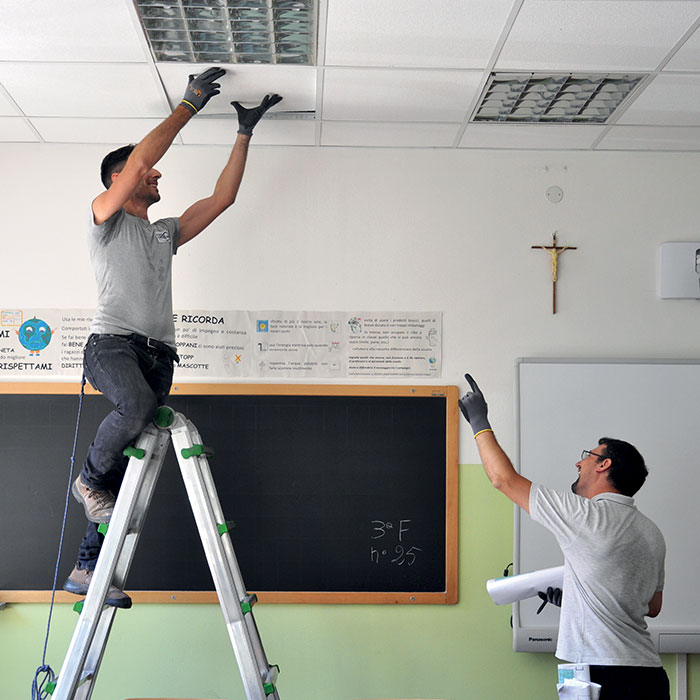 valutazione stabilità controsoffitti